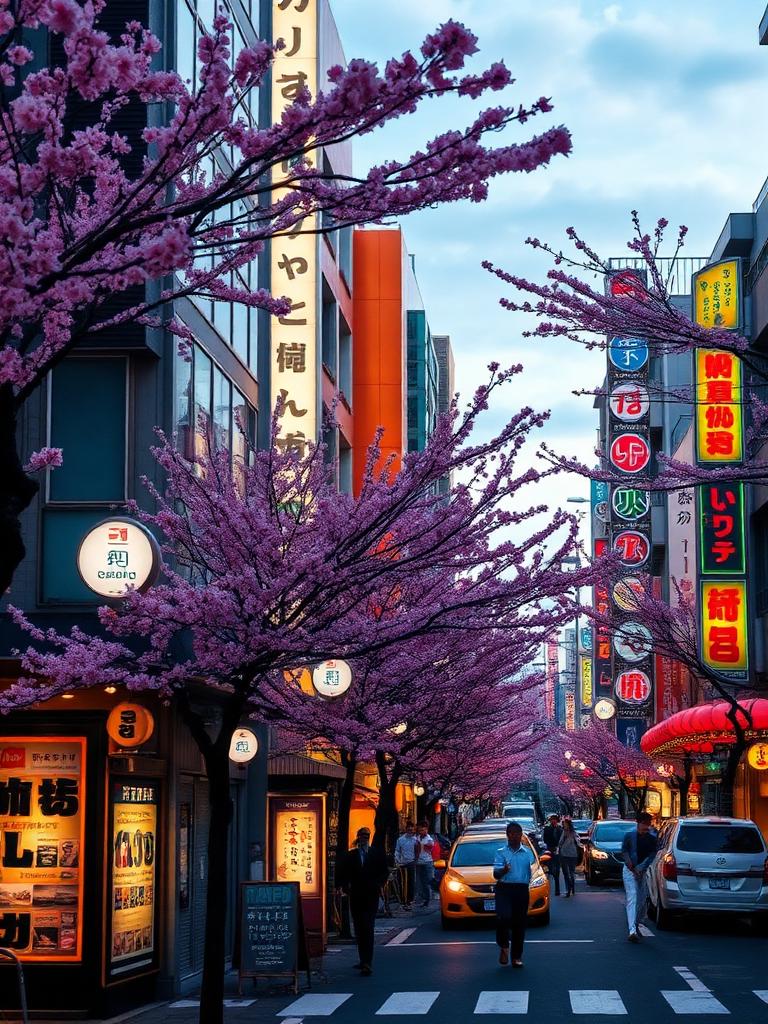 Scenic view of Tokyo, Japan